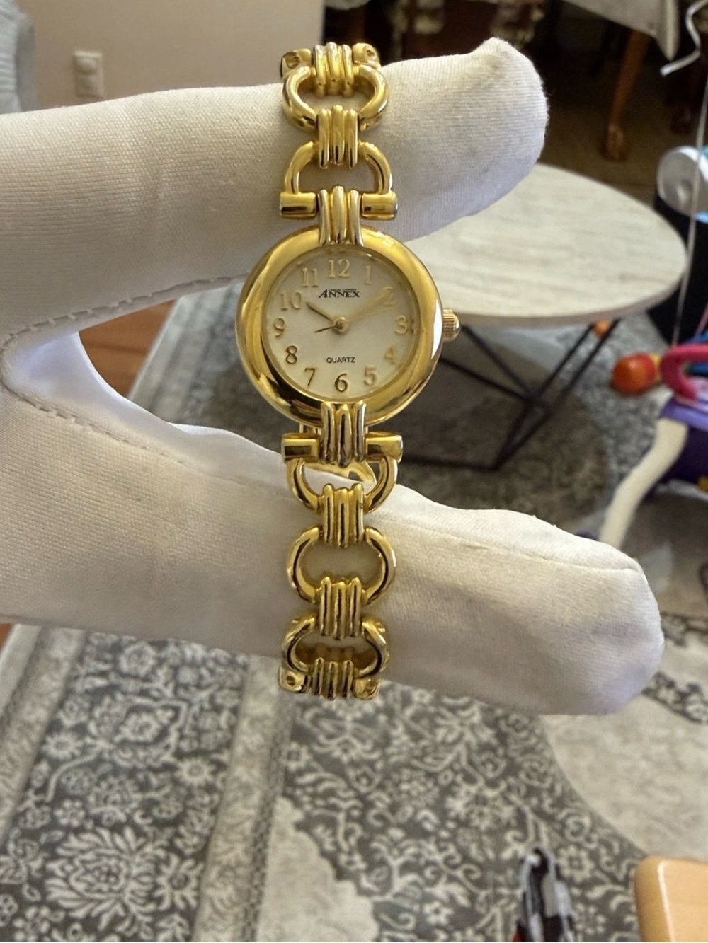 Vintage Casual Corner Annex Quartz Ladies Watch Gold Silver Tone 23mm